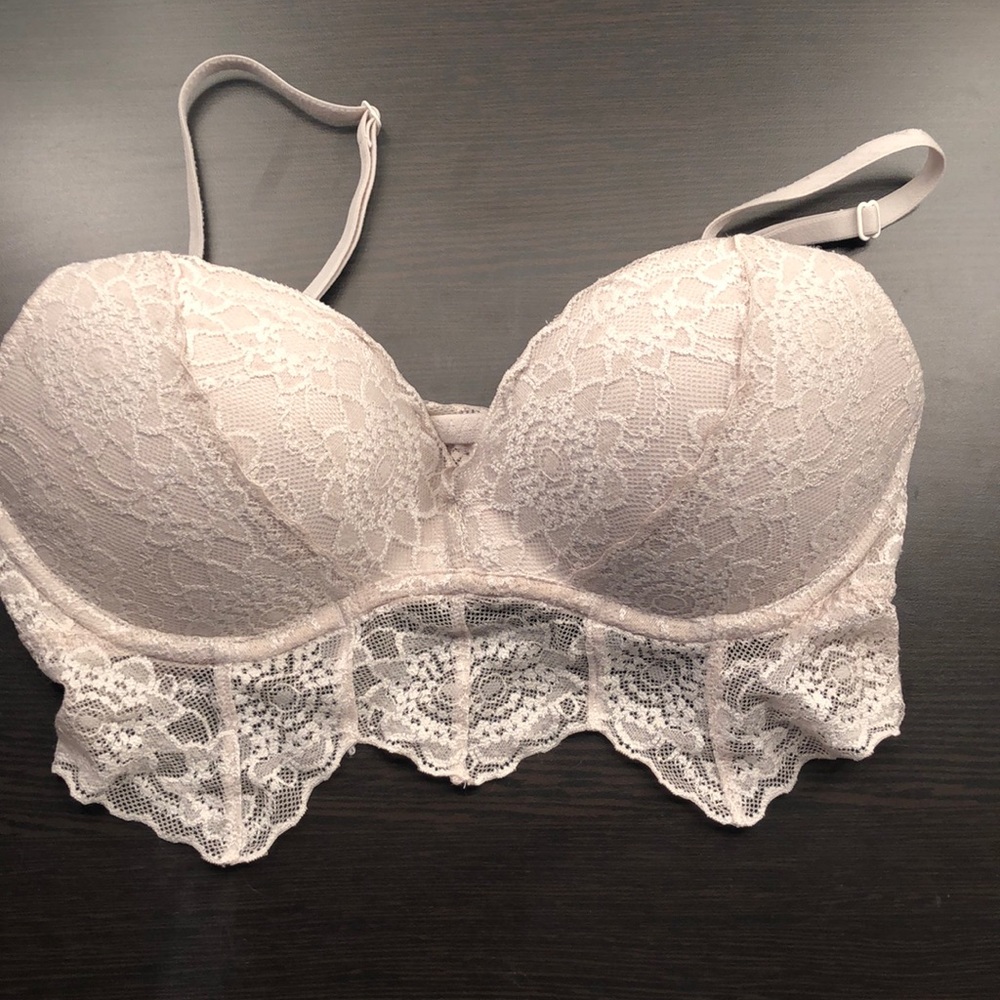 Pink Lace Push-Up Bralette